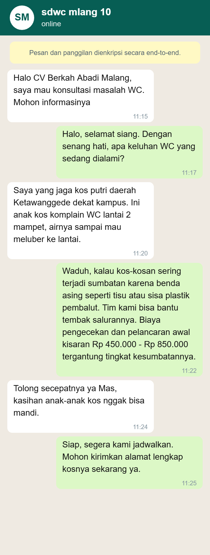 Testimoni WhatsApp 3