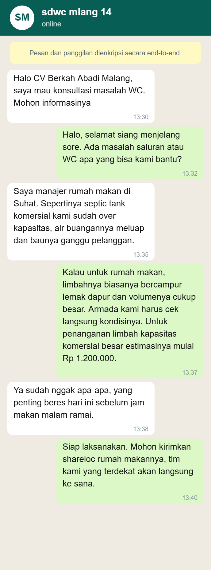 Testimoni WhatsApp 4